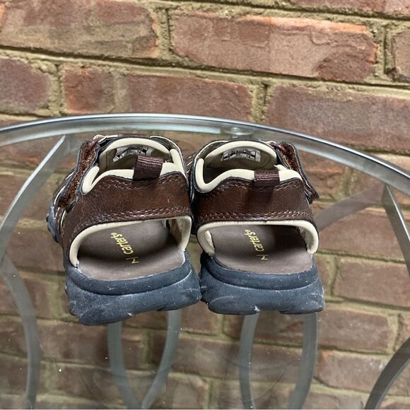 Carter’s Brown Fisherman Shoes Size 7 - Picture 4 of 9